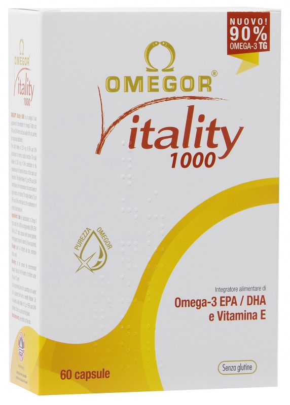 OMEGOR VITALITY 1000 60 CAPSULE MOLLI - Farmastop