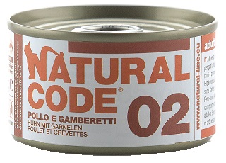 NATURAL CODE 02 POLLO E GAMBERETTI - Farmastop