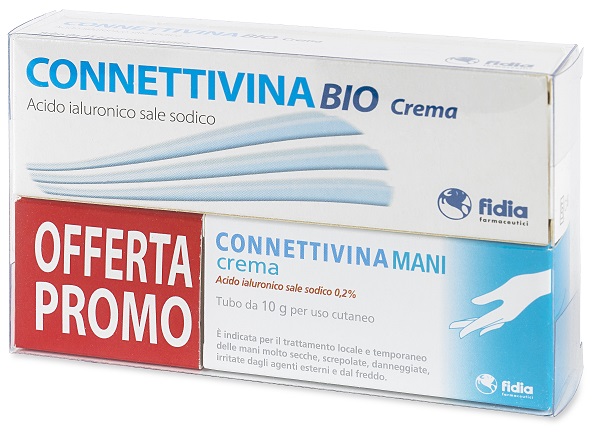 BUNDLE PACK CONNETTIVINABIO CREMA 25 G + CAMPIONE GRATUITO CONNETTIVINAMANI CREMA 10 G - Farmastop