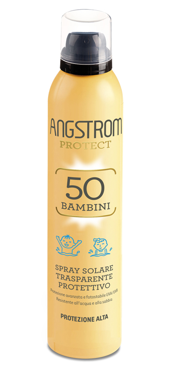 ANGSTROM PROTECT 50 BAMBINI SPRAY SOLARE TRASPARENTE 250 ML - Farmastop