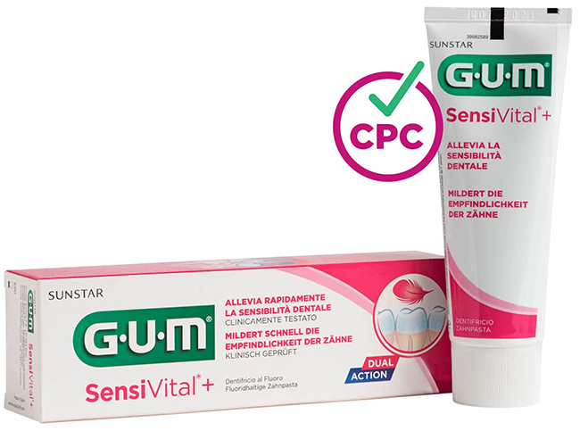 GUM SENSIVITAL + DENTIFRICIO 75 ML - Farmastop