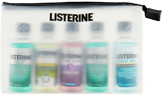 LISTERINE POCHETTE 5 PEZZI DA 95 ML - Farmastop