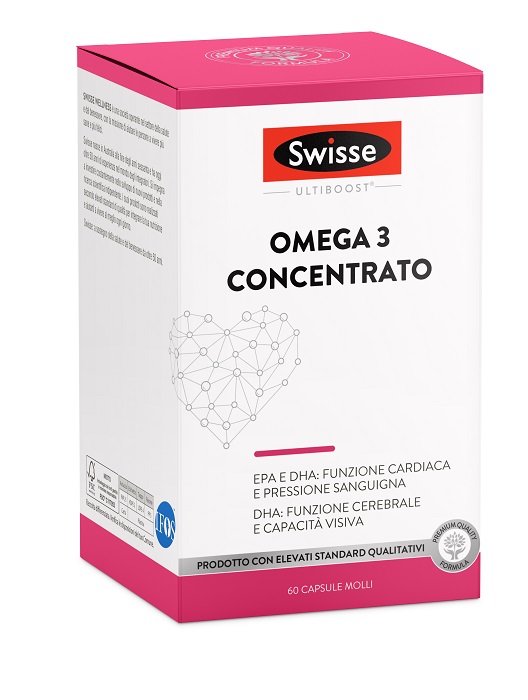 SWISSE OMEGA 3 CONCENTRATO 60 CAPSULE - Farmastop