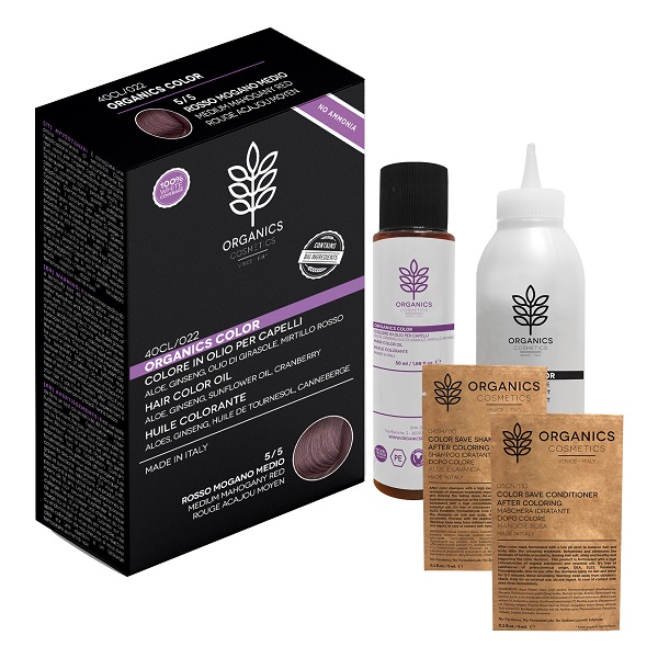 ORGANICS PHARM ORGANICS COLOR 5/5 ROSSO MOGANO MEDIO - Farmastop