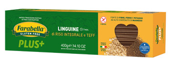 FARABELLA LINGUINE RISO INTEGRALE E TEFF 400 G - Farmastop
