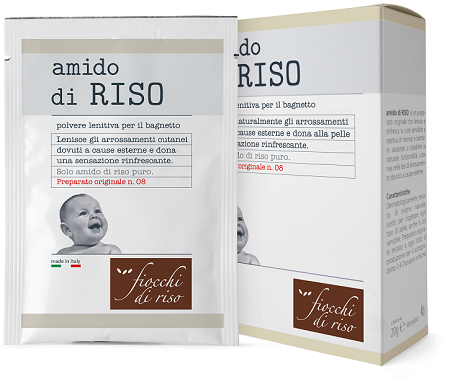 FIOCCHI DI RISO AMIDO DI RISO POLVERE LENITIVO 100 G - Farmastop