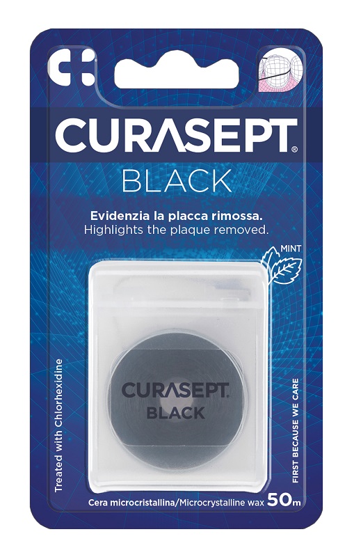 CURASEPT FLOSS CERATO NERO CLOREXIDINA - Farmastop