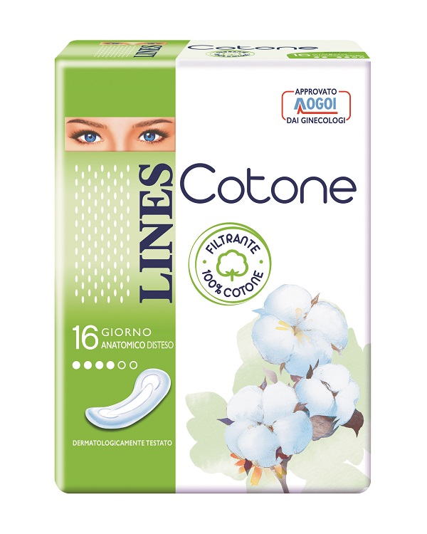 LINES COTONE NON ULTRA ANATOMICI DISTESI 16 PEZZI - Farmastop