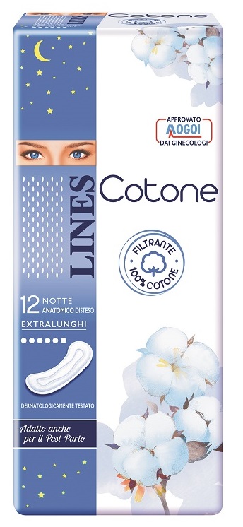 LINES COTONE NON ULTRA NOTTE DISTESI 12 PEZZI - Farmastop