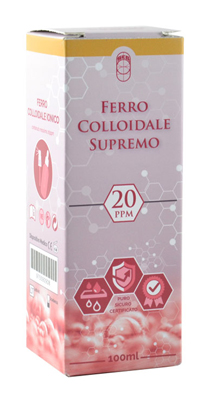 SPRAY FERRO COLLOIDALE SUPREMO 20PPM 100 ML - Farmastop