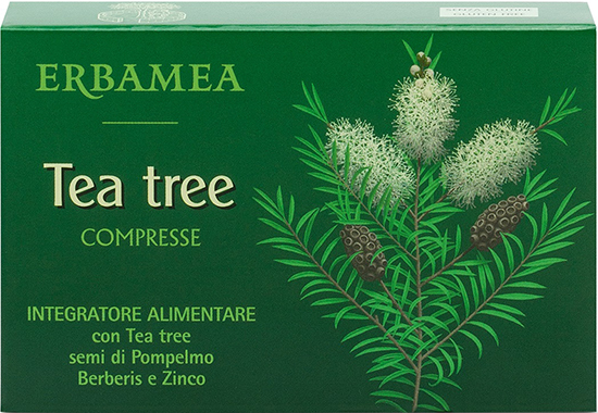 ERBAMEA TEA TREE 30 COMPRESSE - Farmastop