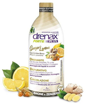 DRENAX FORTE PLUS GINGER LEMON 750 ML - Farmastop
