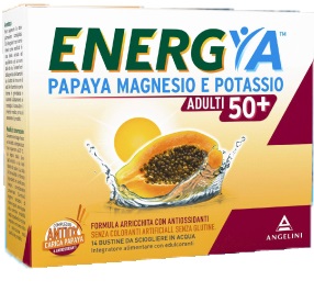 ENERGYA PAPAYA MAGNESIO POTASSIO 50+ 14 BUSTINE - Farmastop