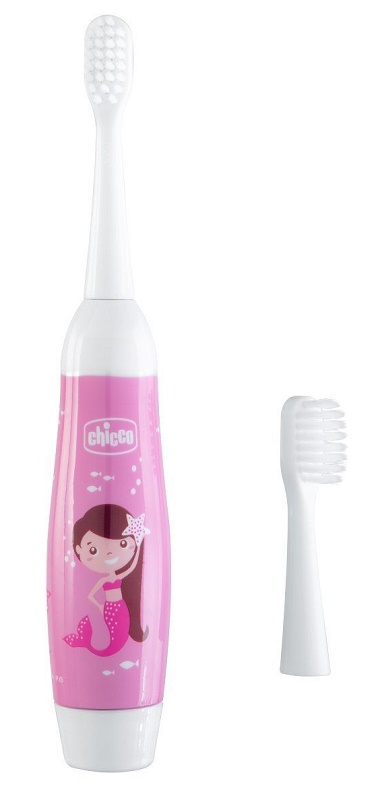 CHICCO SPAZZOLINO ELETTRICO ROSA - Farmastop