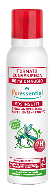 PURESSENTIEL SPRAY ANTIPUNTURA SOS INSETTI PMC 200 ML - Farmastop