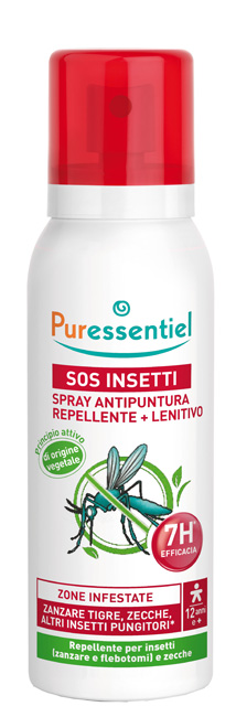 PURESSENTIEL SPRAY ANTIPUNTURA SOS INSETTI PMC 75 ML - Farmastop