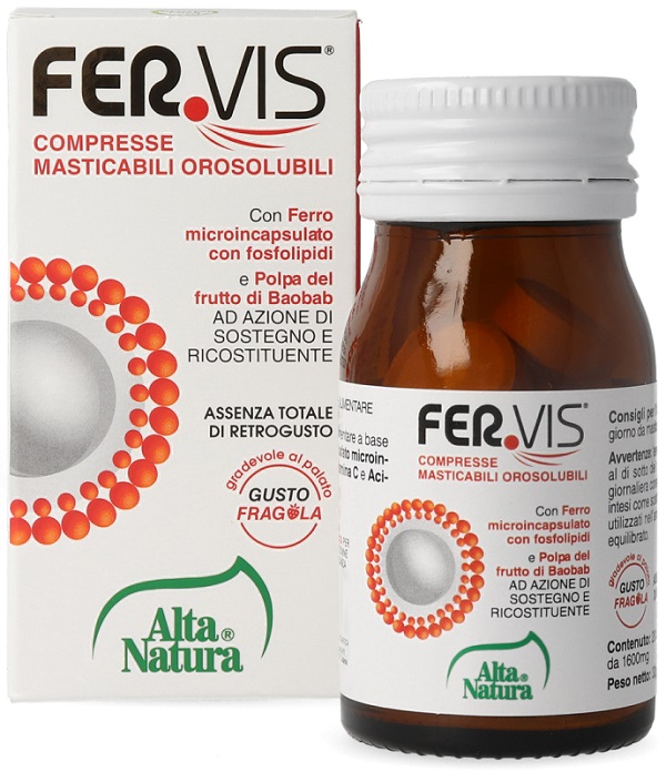FERVIS 20 COMPRESSE MASTICABILI OROSOLUBILI - Farmastop