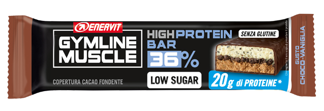 GYMLINE 20 G PROTEINBAR CHOCO/VANIGLIA 55 G - Farmastop