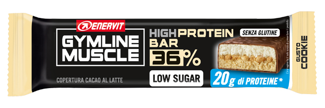 GYMLINE 20 G PROTEINBAR COOKIE 55 G - Farmastop