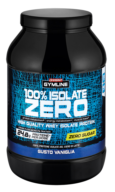 GYMLINE 100% WHEY ISO ZERO VANIGLIA 900 G - Farmastop