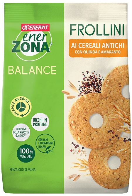 ENERZONA FROLLINI VEG CEREALI ANTICHI 250 G - Farmastop