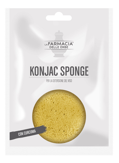 FDE KONJAC SPONGE CURCUMA 1 PEZZO - Farmastop
