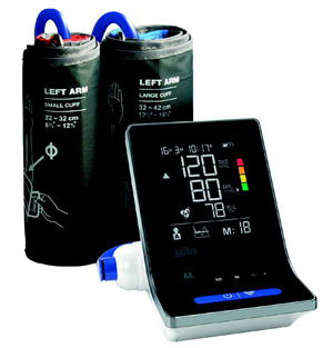 MISURATORE PRESSIONE SANGUIGNA DA BRACCIO BRAUN EXACTFIT 3 - Farmastop