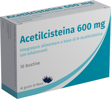 ACETILCISTEINA 600 MG GUSTO MORA 10 BUSTINE - Farmastop