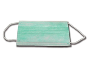 MASCHERINA 3 VELI FILTRO 99% VERDE CON ELASTICI - Farmastop