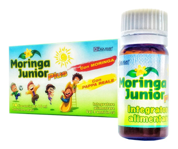 MORINGA JUNIOR PLUS 10 FLACONCINI DA 10 ML - Farmastop