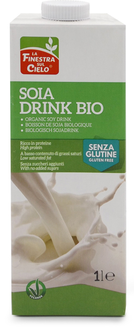 BEVANDA SOIA DRINK SENZA GLUTINE BIO 1 LITRO - Farmastop