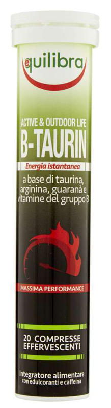 B TAURIN 20 COMPRESSE EFFERVESCENTI - Farmastop