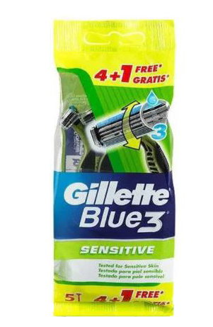 GILLETTE BLUE3 SENS 4 PEZZI + 1 G - Farmastop