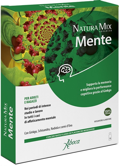 NATURA MIX ADVANCED MENTE 10 FLACONCINI - Farmastop
