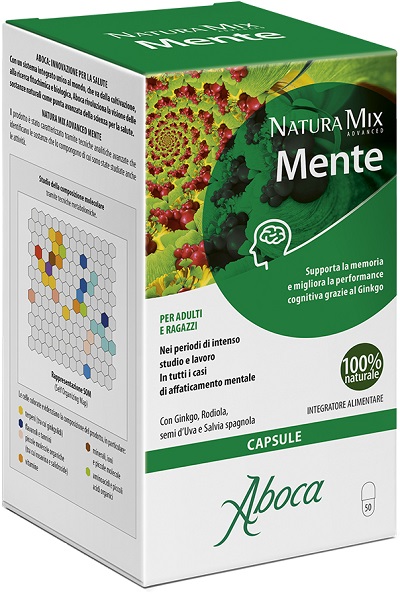 NATURA MIX ADVANCED MENTE 50 CAPSULE - Farmastop