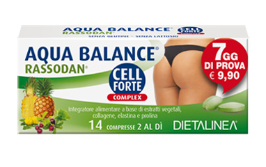 AQUA BALANCE RASSODAN CELL FORTE 7 DAYS 14 COMPRESSE DIETALINEA - Farmastop