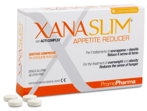 XANASLIM APPETITE REDUCER 40 COMPRESSE MASTICABILI - Farmastop