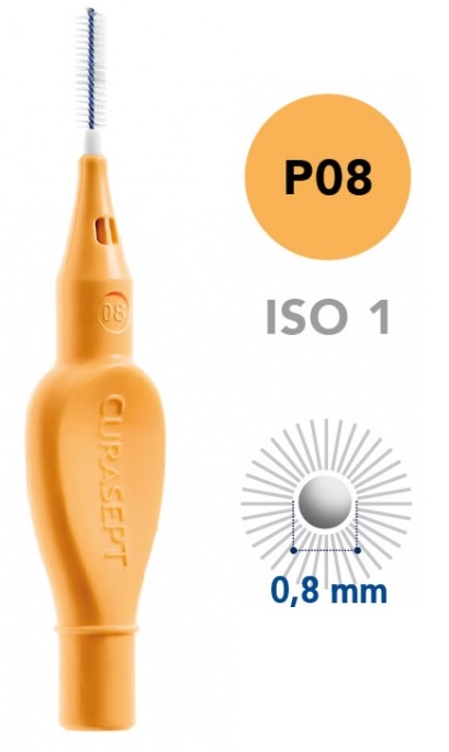 CURASEPT PROXI P08 ARANCIO CHIARO/TANGERINO 5 PEZZI - Farmastop