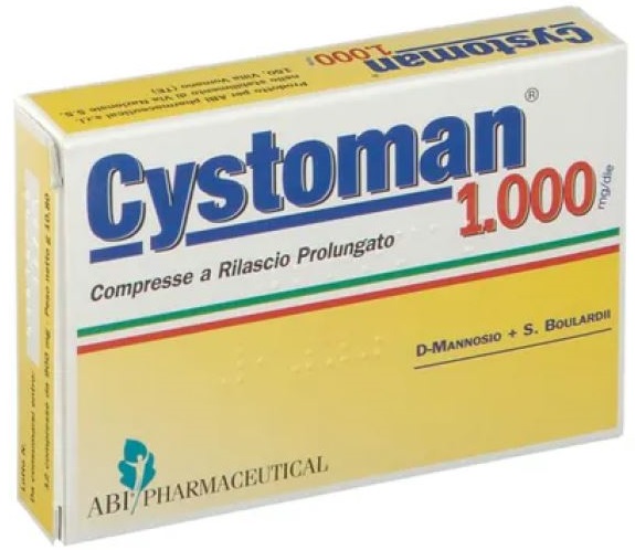 CYSTOMAN 1000 12 COMPRESSE - Farmastop
