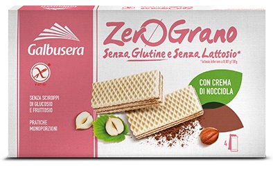 ZEROGRANO WAFER NOCCIOLA 180 G - Farmastop