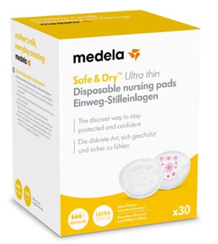 SAFE & DRY COPPETTA ASSORBILATTE ULTRA THIN 30 PEZZI - Farmastop