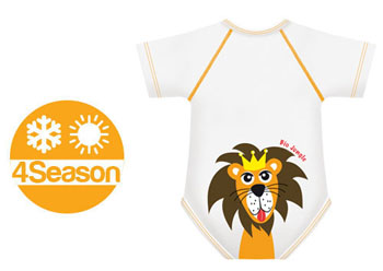BODY 0/36M BIO COTTON 4SEASON LEONE - Farmastop