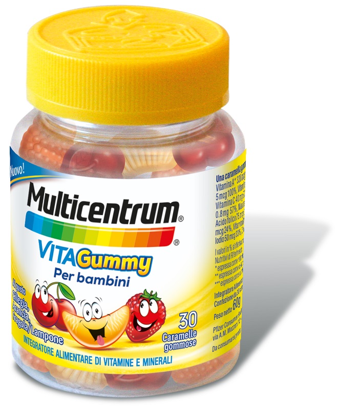 MULTICENTRUM VITAGUMMY 30 CARAMELLE GOMMOSE - Farmastop
