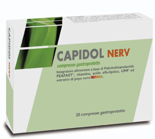 CAPIDOL NERV 20 COMPRESSE GASTROPROTETTE - Farmastop