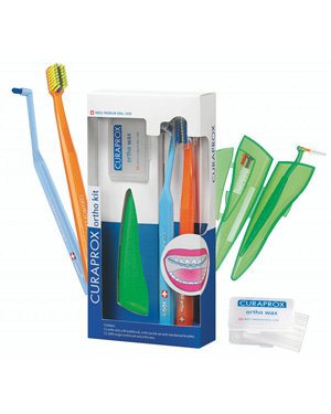 CURAPROX ORTHO KIT 1 SET COMPOSTO DA CS 5460 ORTHO+CS 1009 SINGLE+CPS ORTHO POCKET SET+ORTHO WAX - Farmastop