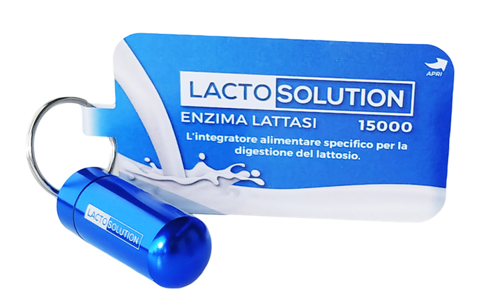 LACTOSOLUTION 15000 15 COMPRESSE CON PORTAPILLOLE - Farmastop