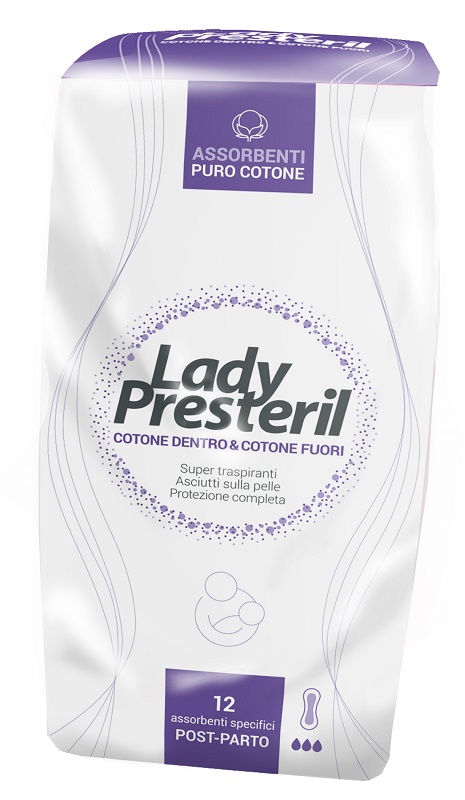 LADY PRESTERIL POSTPARTO 12 PEZZI - Farmastop