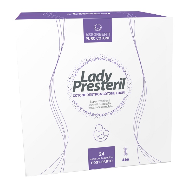 LADY PRESTERIL POSTPARTO 24 PEZZI - Farmastop