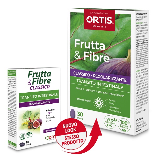 FRUTTA & FIBRE CLASSICO 30 COMPRESSE - Farmastop