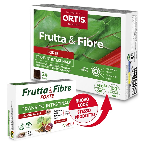 FRUTTA & FIBRE FORTE 24 CUBETTI - Farmastop